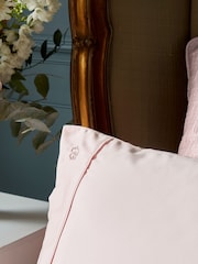 Ted Baker Pink Silky Smooth Plain Dye 250 Thread Count Cotton 100% Cotton Pillowcase - Image 2 of 4