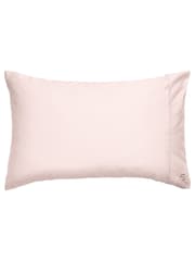 Ted Baker Pink Silky Smooth Plain Dye 250 Thread Count Cotton 100% Cotton Pillowcase - Image 4 of 4