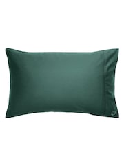 Ted Baker Forest Green Silky Smooth Plain Dye 250 Thread Count Cotton 100% Cotton Pillowcase - Image 4 of 4