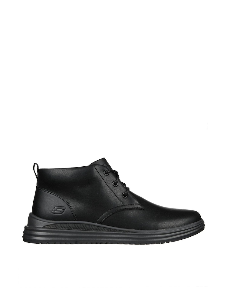 Skechers Black Proven Mens Boots - Image 2 of 5