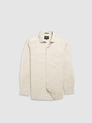 Rodd & Gunn Natural Coromandel Sports Fit Shirt - Image 4 of 5