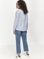 Khost Blue Clothing Embroidered Cherry Print Shirt - Image 2 of 3