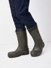 Green Warm Lined Wellies - Image 1 of 6