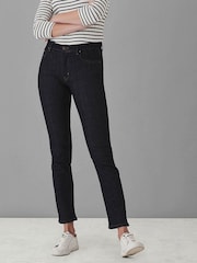 Crew Clothing Company Mid Blue Cotton Fitted Jeans - Image 1 of 5