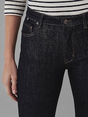 Crew Clothing Company Mid Blue Cotton Fitted Jeans - Image 4 of 5