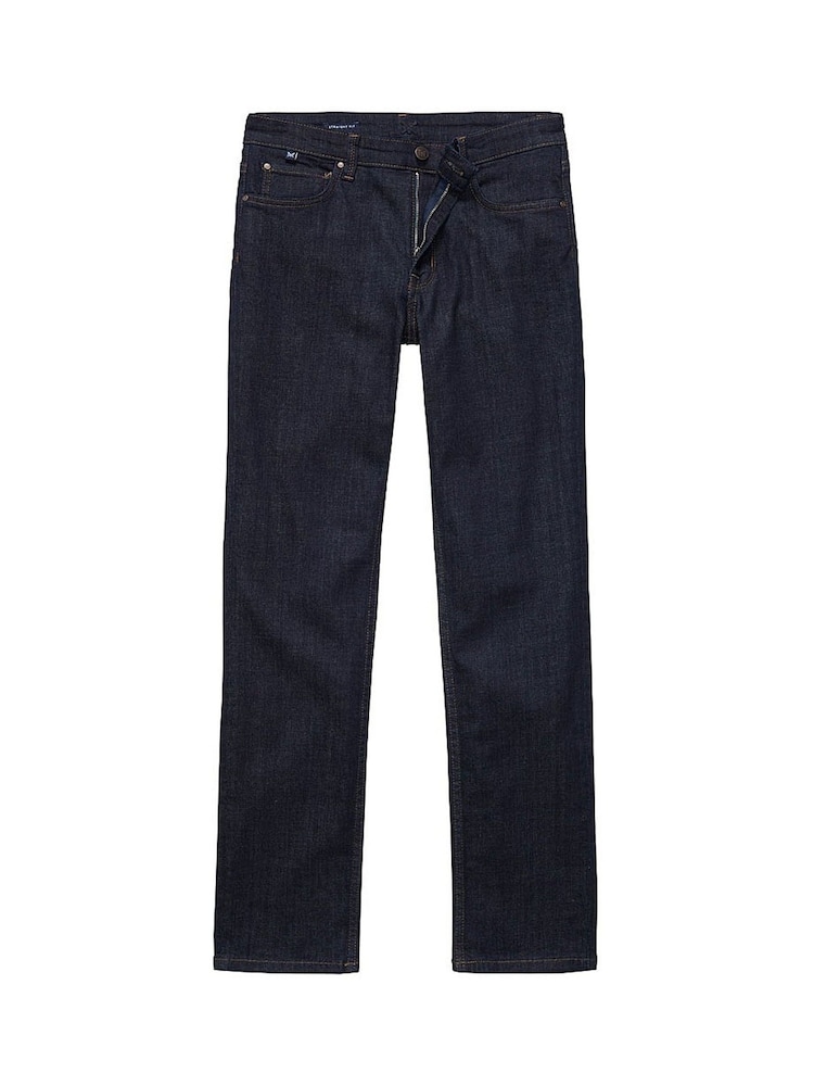 Crew Clothing Company Mid Blue Cotton Fitted Jeans - Image 5 of 5
