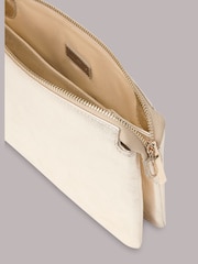 Whistles Gold Elita Double Pouch Clutch - Image 3 of 4