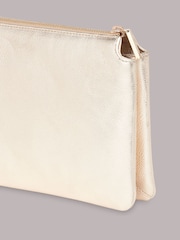 Whistles Gold Elita Double Pouch Clutch - Image 4 of 4