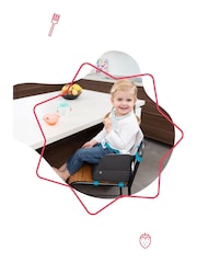 Badabulle Grey Two-In-One Travel Booster Seat and Back Pack - Image 2 of 5