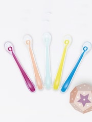 Babymoov Set of 5 Silicone Weaning Spoons - Image 1 of 4