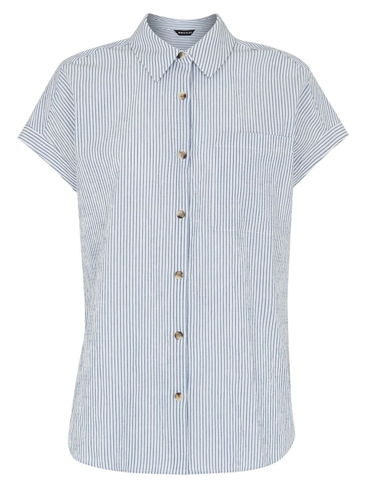 Whistles Nicola Button Through T-Shirt - Image 4 of 4