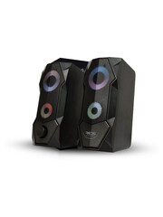 MenKind RED5 Light Up Gaming Speakers Set of 2 - Image 3 of 4