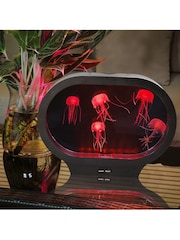 MenKind Neon Jellyfish Oval Tank Lamp With UK Mains Plug - Image 3 of 9