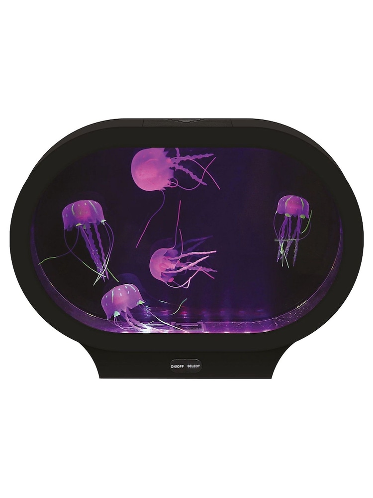 MenKind Neon Jellyfish Oval Tank Lamp With UK Mains Plug - Image 9 of 9
