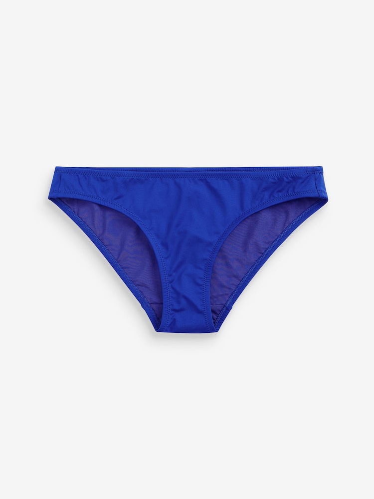Cobalt Blue High Leg Briefs V Wire Bikini - Image 4 of 4