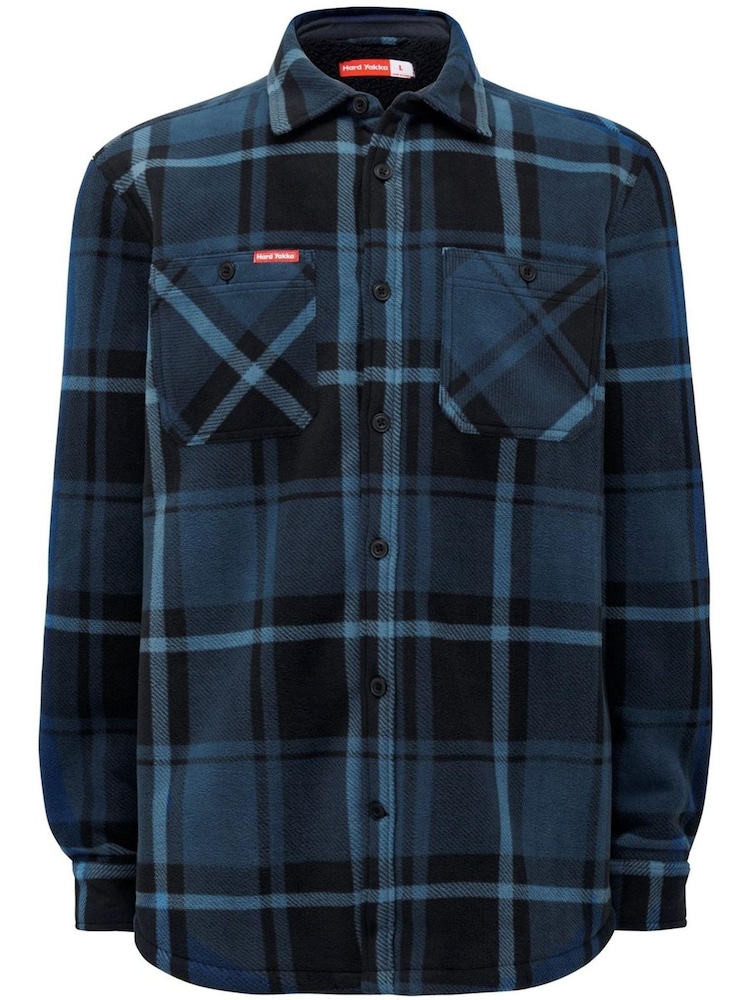 Hard Yakka Blue Sherpa Shirt - Image 1 of 3