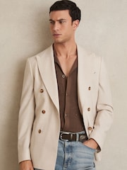 Reiss Dark Brown Elmont Woven Belt - Image 2 of 4