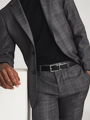 Reiss Black/Brown Ricky Reversible Leather Belt - Image 2 of 6