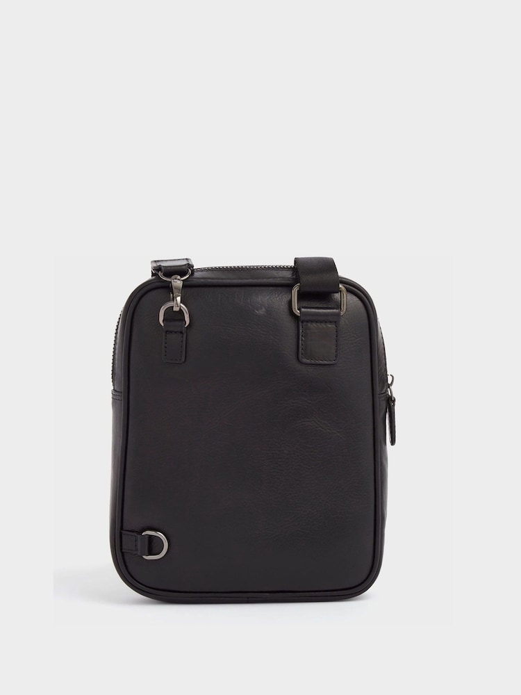 OSPREY LONDON Carter Saddle Leather Small Messenger Bag - Image 2 of 5