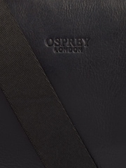 OSPREY LONDON Carter Saddle Leather Small Messenger Bag - Image 5 of 5
