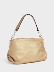 OSPREY LONDON The Carina Shrug Italian Leather Midnight Pearl Midnight Handbag - Image 1 of 7