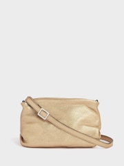 OSPREY LONDON The Carina Shrug Italian Leather Midnight Pearl Midnight Handbag - Image 2 of 7