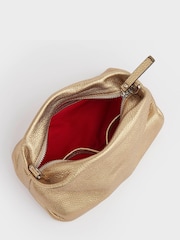 OSPREY LONDON The Carina Shrug Italian Leather Midnight Pearl Midnight Handbag - Image 3 of 7