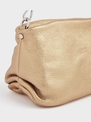 OSPREY LONDON The Carina Shrug Italian Leather Midnight Pearl Midnight Handbag - Image 5 of 7
