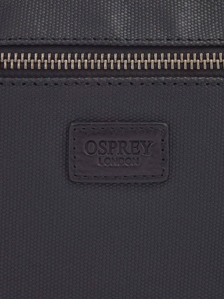 OSPREY LONDON Grantham Waxed Canvas & Leather Bumbag - Image 6 of 6 OSPREY LONDON Grantham Waxed Canvas & Leather Bumbag - Image 6 of 6