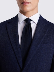 MOSS Blue Slim Fit Donegal Suit Jacket - Image 5 of 8