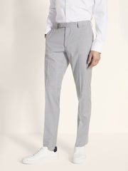 siva - Slim - MOSS Raztegljivo elegantne hlače - Slika 1 iz 3