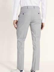 siva - Slim - MOSS Raztegljivo elegantne hlače - Slika 2 iz 3