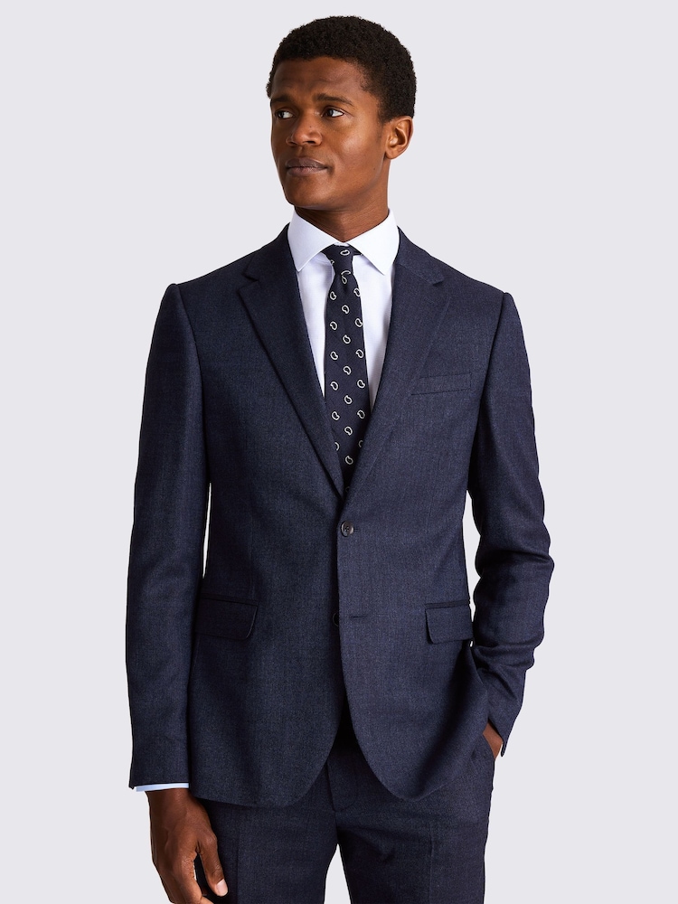 MOSS Blue Slim Fit Twisted Suit: Jacket - Image 1 of 5 MOSS Blue Slim Fit Twisted Suit: Jacket - Image 1 of 5