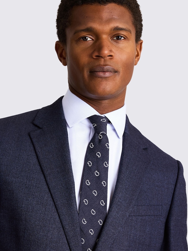 MOSS Blue Slim Fit Twisted Suit Jacket - Image 7 of 7 MOSS Blue Slim Fit Twisted Suit Jacket - Image 7 of 7