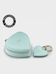 OSPREY LONDON The Tilly Heart Leather Trinket and Keyring Gift Set - Image 2 of 5