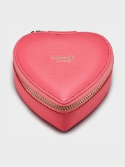OSPREY LONDON The Tilly Heart Leather Trinket and Keyring Gift Set - Image 4 of 5