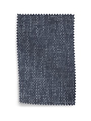 Chunky Chenille Dark Navy Blue Wilson II Highback Armchair - Image 7 of 7