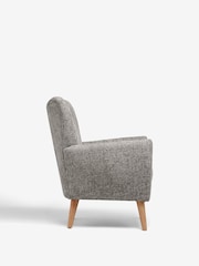 Chunky Chenille Light Grey Wilson II Highback Armchair - Image 7 of 8