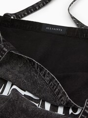 AllSaints Black Split Oppose Acid To 100% Cotton Bag - Image 4 of 5