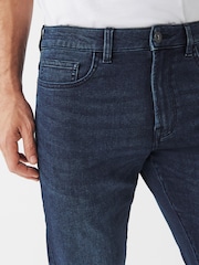 Dark Blue Slim Comfort Stretch Jeans - Image 4 of 7