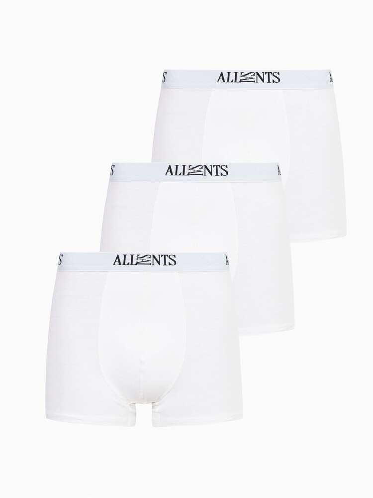 AllSaints White Wren Boxers 3 Pack - Image 1 of 4