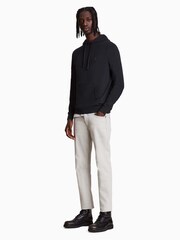 AllSaints Black 100% Cotton Brace Hoodie - Image 3 of 5