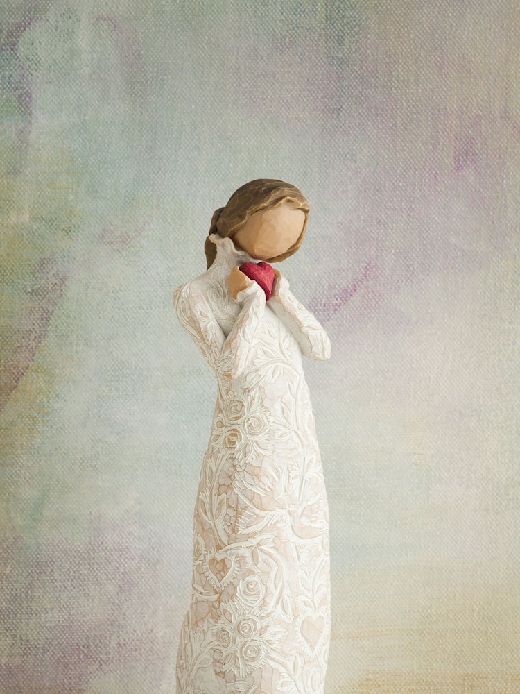 Willow Tree Cream Je T'aime Ornaments Figurine - Image 2 of 4