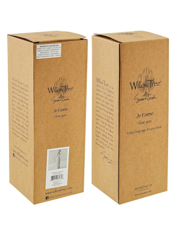 Willow Tree Cream Je T'aime Ornaments Figurine - Image 4 of 4