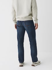 Ink Blue Straight Fit Cotton Jeans - Image 3 of 7