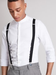 MOSS Black Skinny Clip On Braces - Image 1 of 2