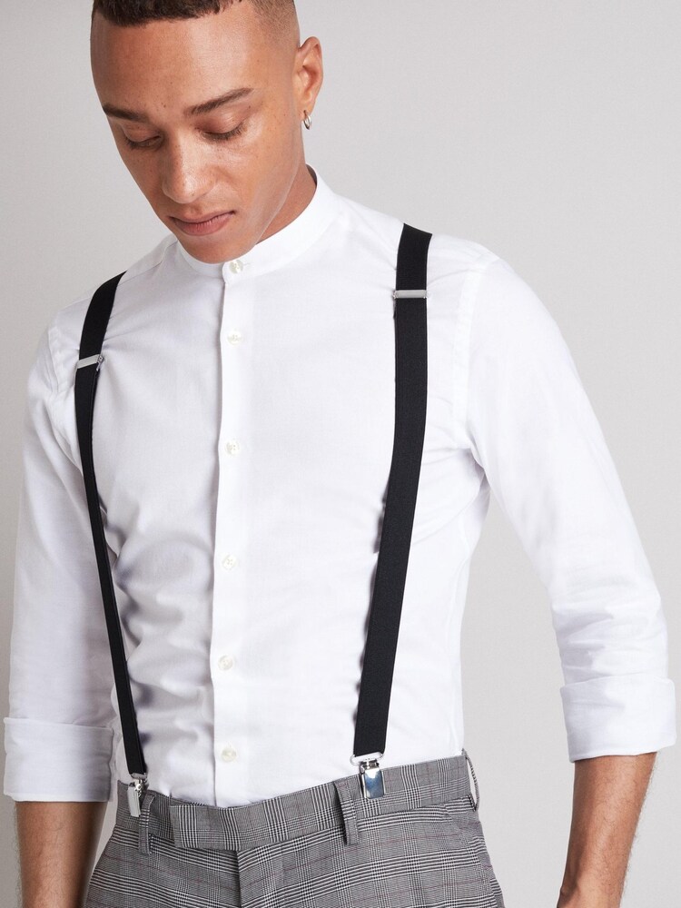 MOSS Black Skinny Clip On Braces - Image 1 of 2
