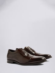 Brązowy - MOSS John Guildhall Oxford Shoes - Image 1 of 4