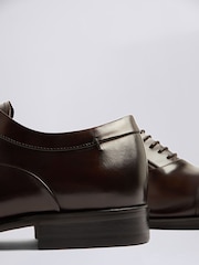 Brązowy - MOSS John Guildhall Oxford Shoes - Image 3 of 4