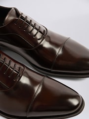 Brązowy - MOSS John Guildhall Oxford Shoes - Image 4 of 4
